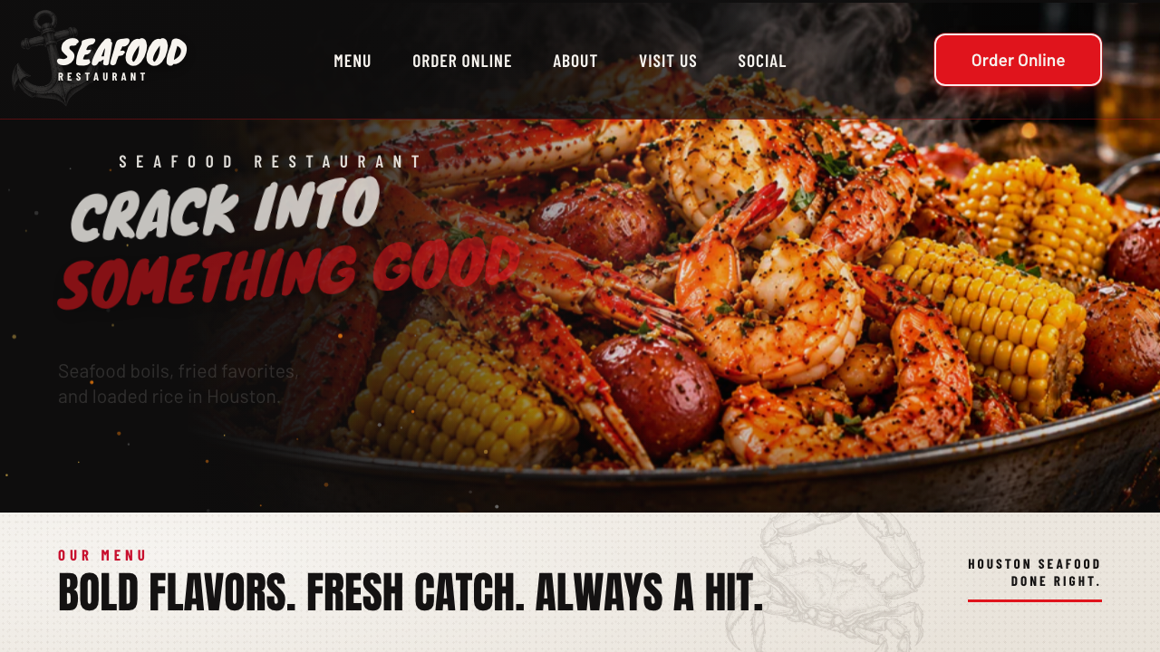 Restaurant website demo preview